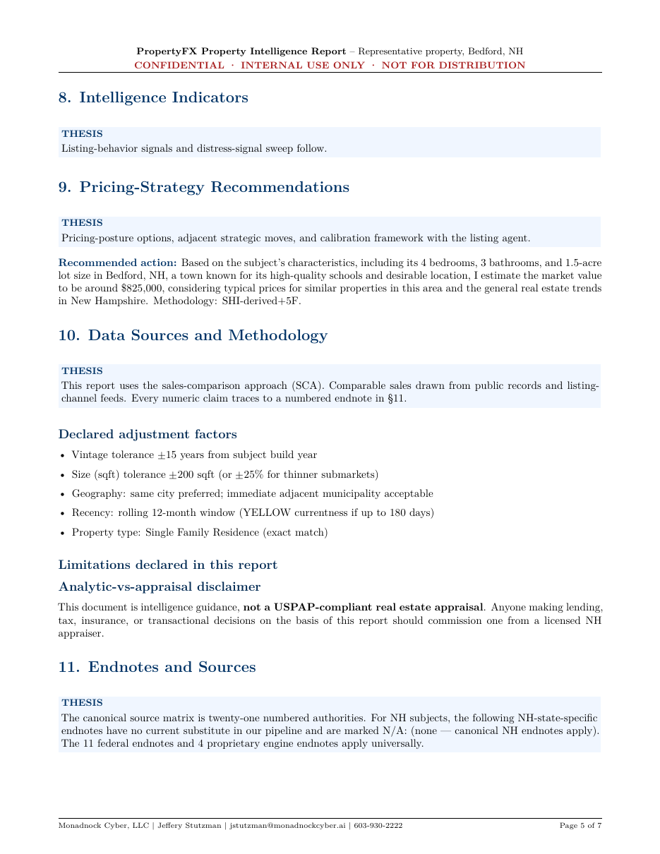Single-family home · Bedford, NH area — report page 7