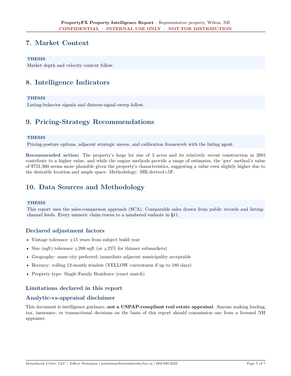 Single-family home · Wilton, NH area — report page 7